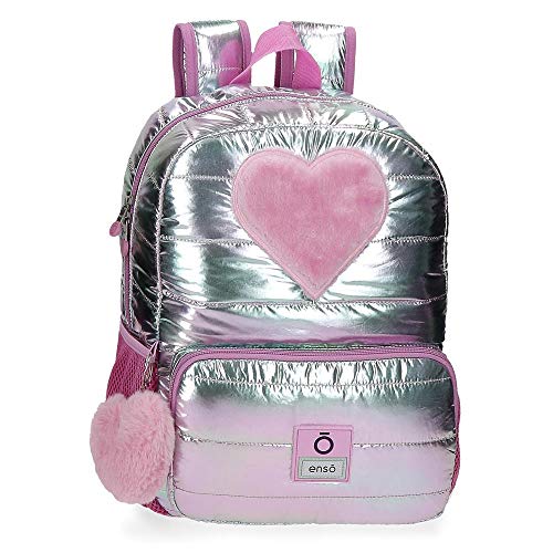 Mochila Enso Fancy Adaptable  Rosa  28x37x12 cm