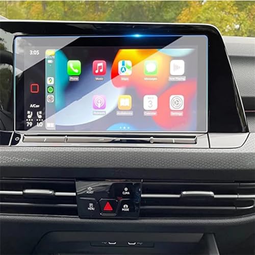 Verre trempé VW Golf GTI R 2022-2023 protection écran navigation 10 pouces