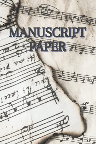 J.S Bach Manuscript Book: Manuscript Paper