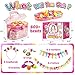 FUNZBO 650pcs Pop Beads - Jewelry Making Kit for 3 4 5 6 7 8 Year Old Little Girls, Arts and Crafts Toys for Kids, Necklace Bracelet Creativity Snap Set Birthday Gifts, Valentines Day Gifts for Kids