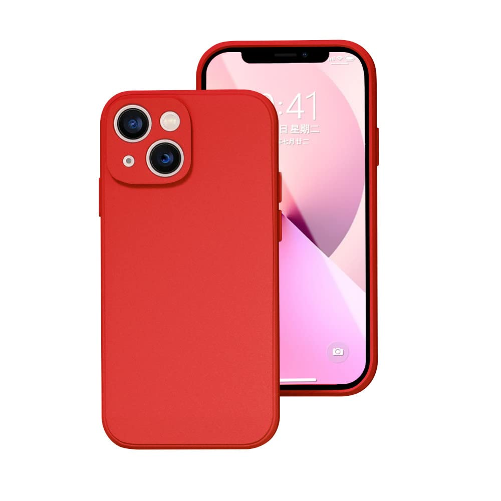 Coque silicone liquide antichoc pour iPhone 14 Plus souple