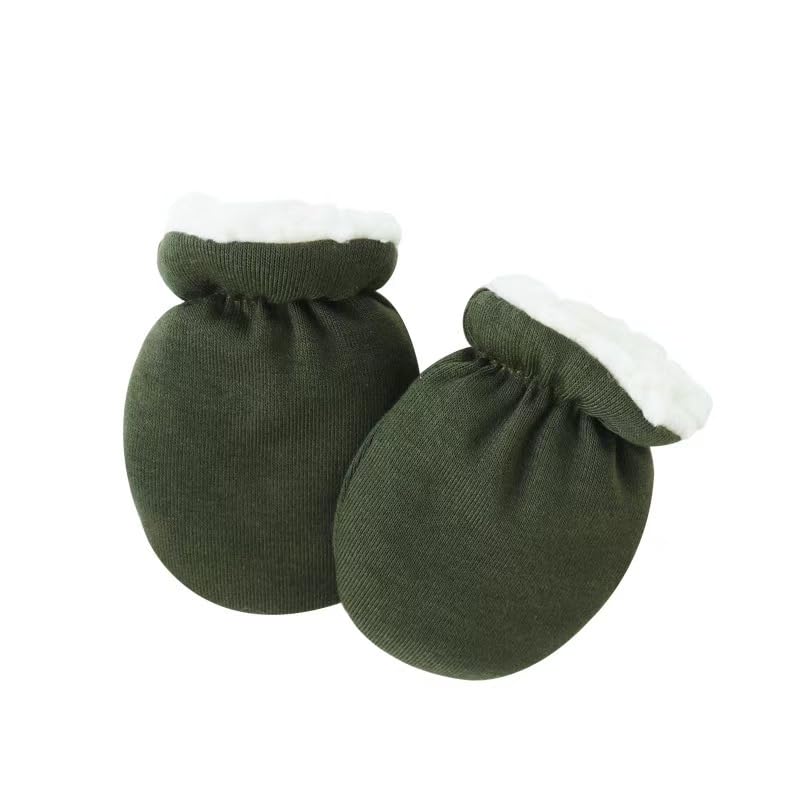 Baby Mittens Fleece Lined Infant Mittens Warm Newborn Boys and Girls Mittens Snow Gloves 0-6M2