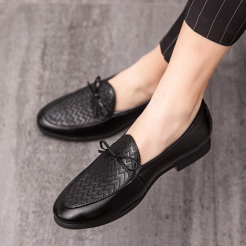 Men's Luxury Dress Shoes Formal Business Slip On Leather Oxfords Double Buckle Brogue Oxfords for Men3