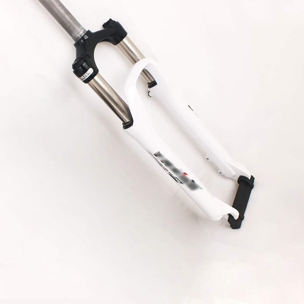 AZQOHMIS Bike Suspension Fork,26 Inch Mountain Bike Front Fork/Bicycle MTB Fork,Discbrake Mountain Bike Front Fork/Hydraulic Spring Fork/Toothless Standpipe 28.6 * 210mm/Stroke 100mm/Opening 100MM