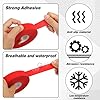 KALIONE Hockey Tape, Anti Slip Hockey Stick Tape 25m × 25mm Self-Adehesive Grip Tape Sports Grips Tape Anti Slip Wear Resistant Stick Tape for Badminton Grip Golf Pole Tennis Racket (Red) #2