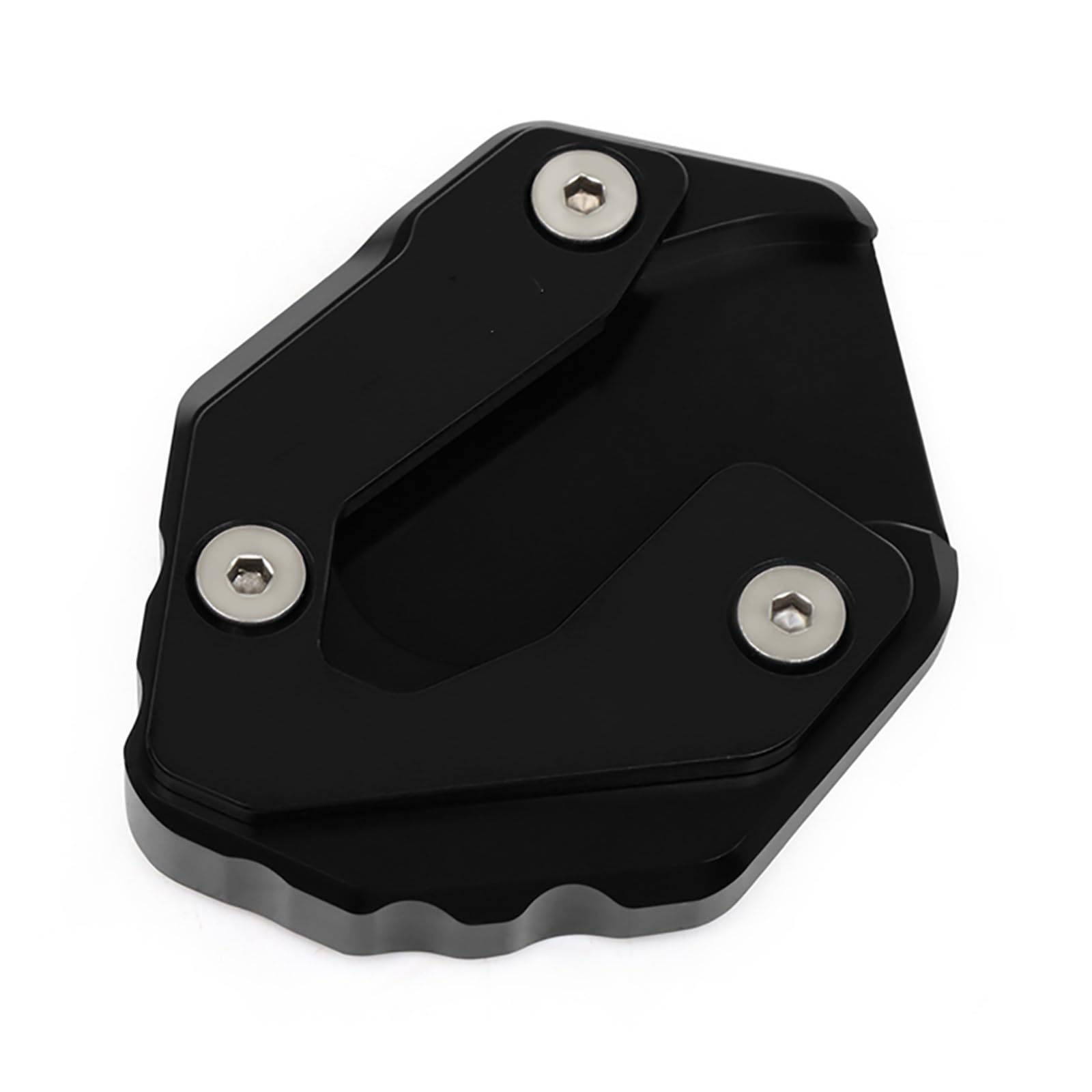 MNEUEQ Durevole e duraturo Piede del Motociclo Cavalletto Laterale Pad Cavalletto Ingranditore Supporto Piastra di Estensione per MT07 MT 07 MT-07 2014-2021(Blu