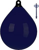 Vista 13 de Dan-Fender Guardabarros redondos de alta resistencia y boya marcadora – Parachoques de bola multiusos para barcos – Cuerda sólida que sostiene