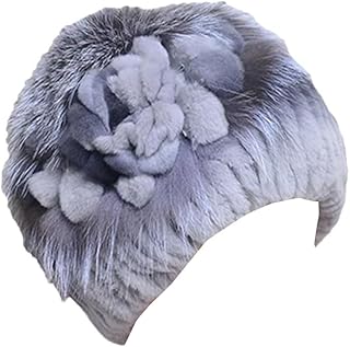 Sombrero de piel para mujer de moda para invierno, gorro de piel rusa femenina, gorro de lujo cálido