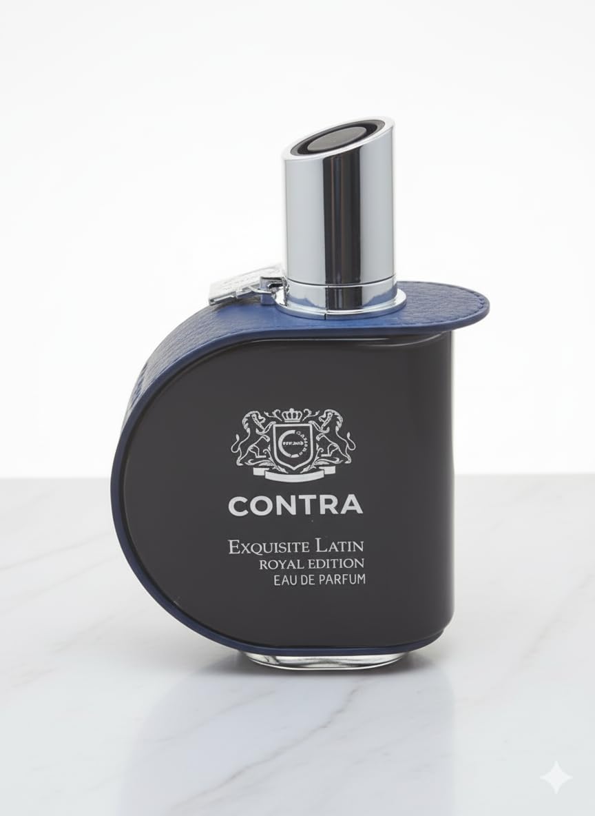 Contra Eau de Parfum, Luxury Fragrance, 3.4 Fl Oz (Contra Exquisite Latin Royal Edition)