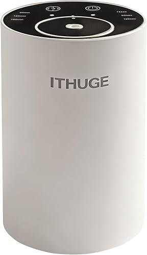 Difusor de aceite esencial sin agua, difusor de aromaterapia portátil con botella vacía de 0.7 fl oz, mini difusor de aroma a pilas, 3 niveles de