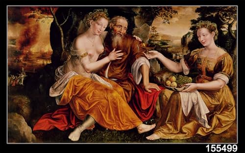 Toile murale Jan Massys 60x90cm pour habiller un grand mur vide de salon