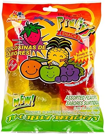 Din Don JU-C Jelly TikTok Candy 12.6oz (360g), 9 pieces X 40g