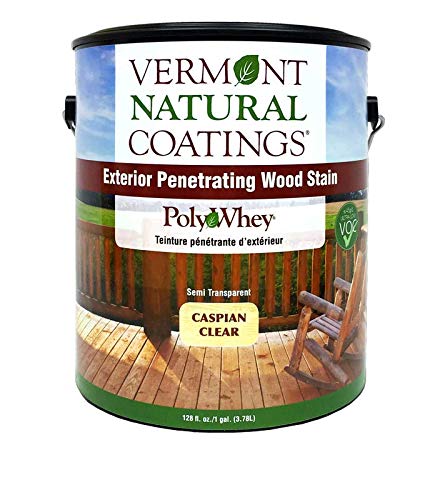 Vermont Natural Coatings PolyWhey Exterior Penetrating Stain - Caspian Clear - Gallon