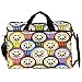 TIZORAX Laptop-Umhängetasche, japanische Daruma-Puppen, Computerhülle, Notebook-Tragetasche, 15-15,4 Zoll Handtasche