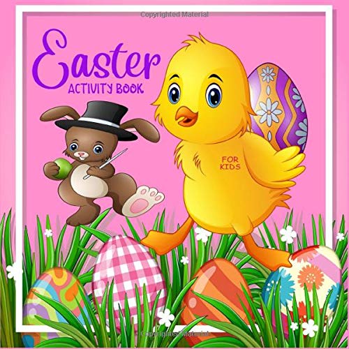 Buy EASTER ACTIVITY BOOK FOR KIDS Hop Along With The Easter Bunny A