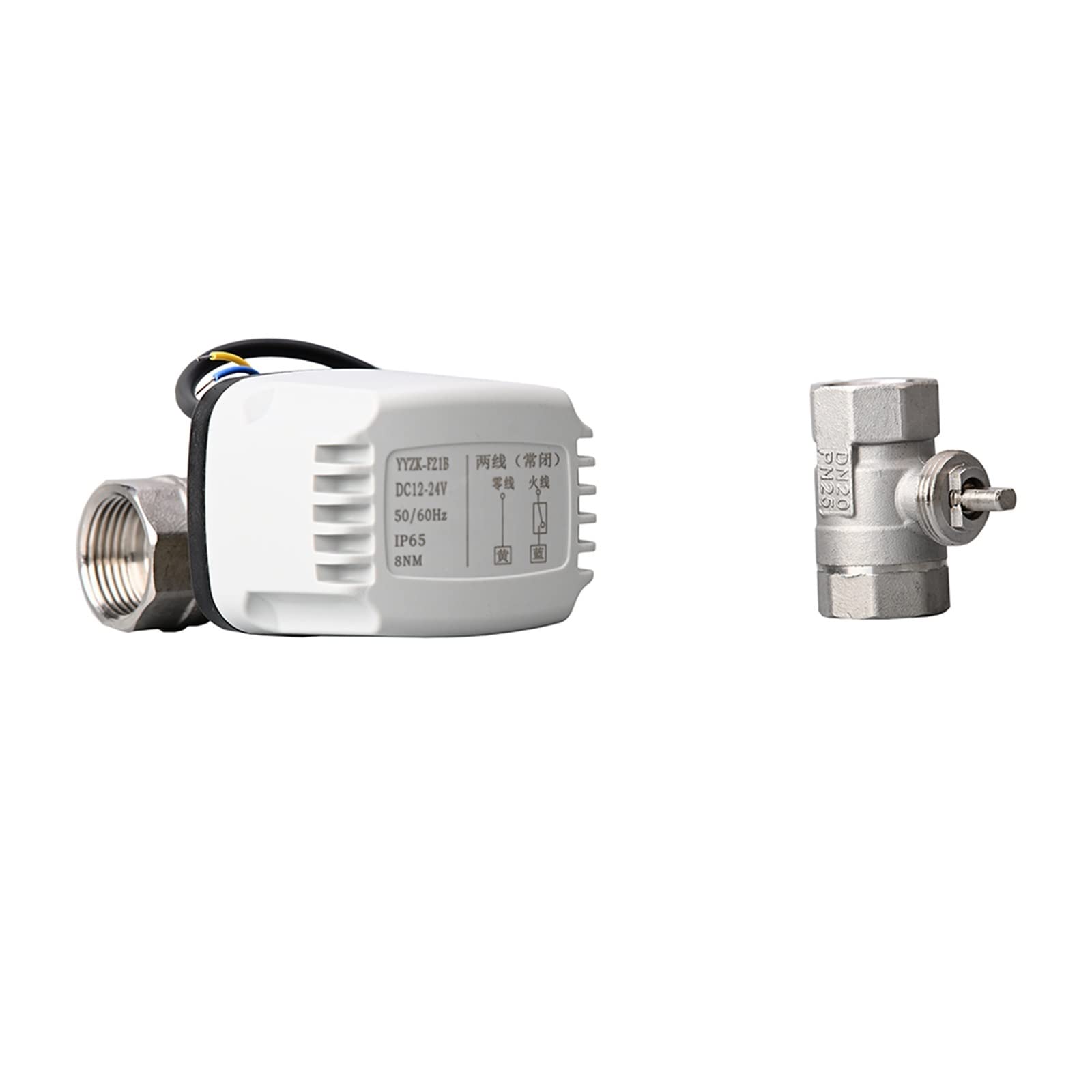 resistere ad alta pressione e temperatura estremi DN15 DN20 DN25 Valvola motorizzata in acciaio inox 220V 12V 24V 3 fili 2 valvola a sfera elettrica di controllo Grande coppia motore in metallo