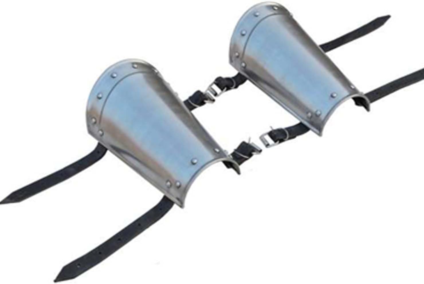 THOR INSTRUMENTS Medieval Vintage Steel Hand Arm Guard Bracers Protection Armor Medieval Metal Armor Style Bracers