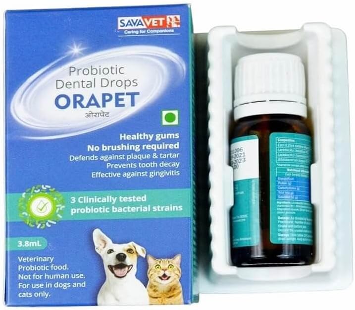 Orapet Dental Drops for Dogs and Cats