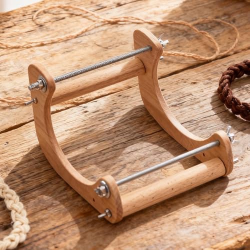 Telar para tejer abalorios inclinado de madera para tejer bisutería sin fatiga postural 2