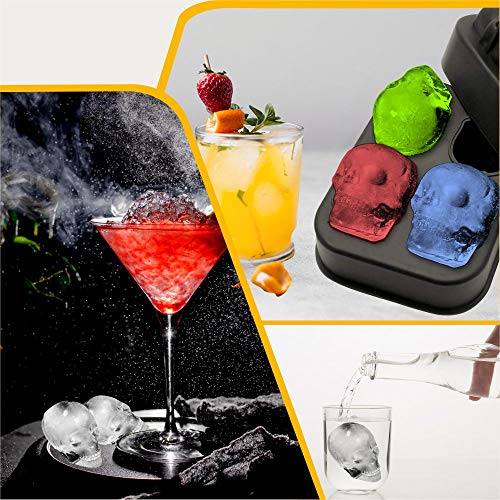 Molde para Cubitos de Hielo Silicona Pack 2 con Tapa miniatura 4