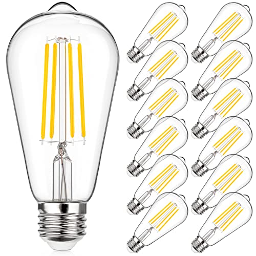 MAXvolador Vintage LED Edison Bulbs 60 Watt Equivalent, 6W E26 Led Bulb by MAXvolador - Used condition - US$20.99