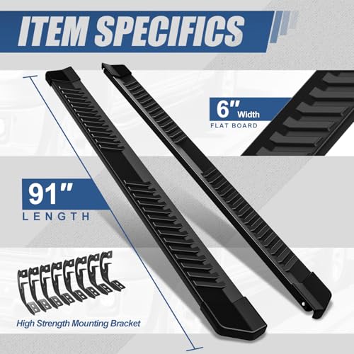 Estribos Auto Dynasty 6" Ford F-150 2004-2014 Acero Inox miniatura 3