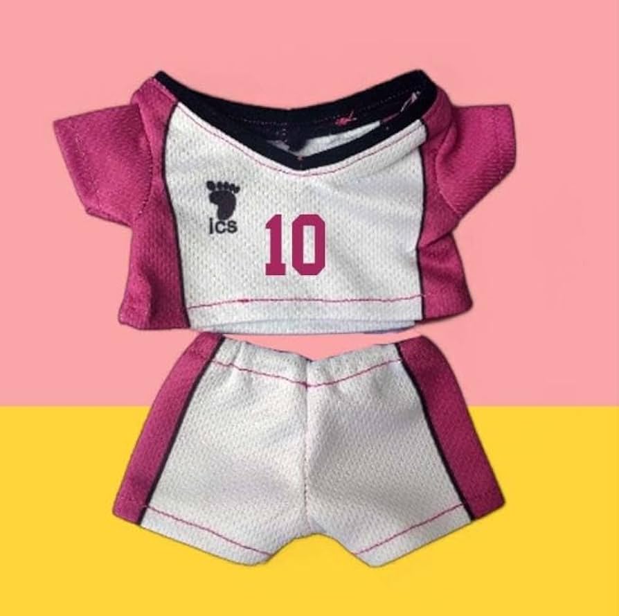 Amazon.co.jp: 20cm ぬいぐるみ 服 人形の服 Tシャツ+半ズボン 2