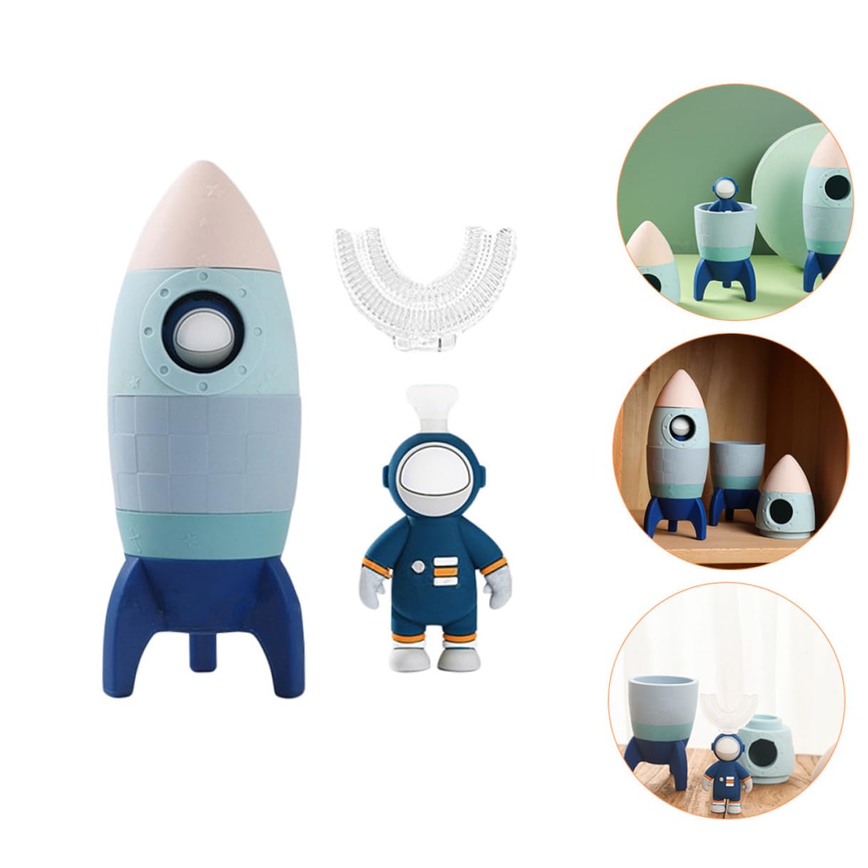 SUPVOX Juguetes Apilables Educativos De Silicona para Niños Pequeños De 1 a 2 Años, Torre Apilable Colorida, Juguete Espacial Interactivo para Desarrollo Cognitivo y Juego Familiar