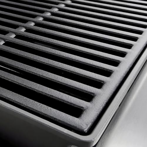 Denmay 60 x 40cm Gusseisen Grillrost für Gasgrill, Holzkohlegrill, BBQ und mehr, Gussrost emailliert Ersatzteile, 1 Stück