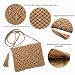 Imagen de oukesin Bolso Bandolera Pequeño de Algodón para Mujer Macramé