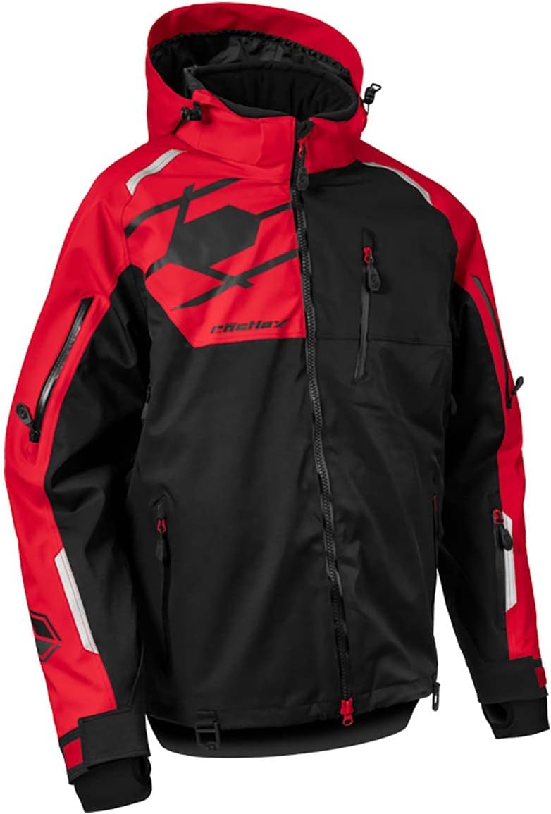 Castle X Men's Flex Jacket in Charcoal/Silver/Hi-Vis Size Large