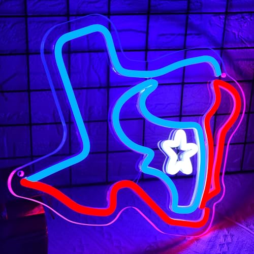 Image of Football Neon Sign for Wall Decor Rugby LED Light for Man Cave | Dimmable football neon light, bedroom, rugby fans club, garage, gamer room, bar decor, birthday gifts, size 13.7*12 in