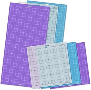 Tsuning Cutting Mat Variety 6 Packs Adhesive Replacement - Strong, Standard, Light Grip Suit For Cricut, Silhouette, 12In X 12In X 3 Packs, 12In X 24In X 3 Packs.