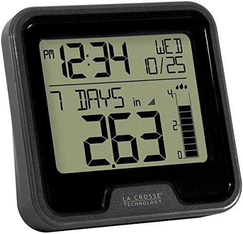 La Crosse Technology 724-1409 Wireless Digital Rain Gauge with in Temperature