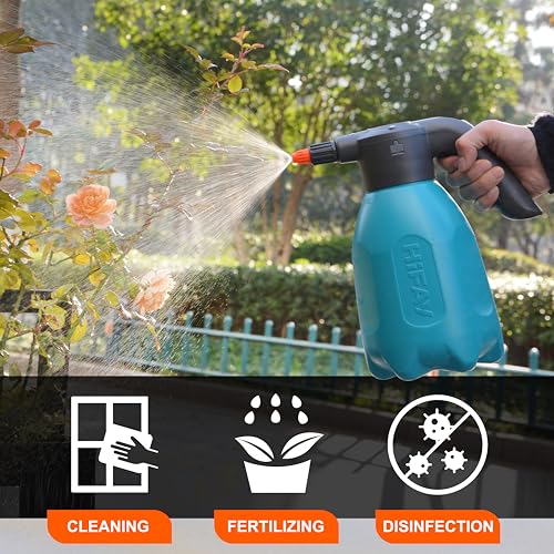 HIFAY ES2-PRO Electric Spray Bottle 2L/0.5Gallon, Rechargeable Battery Powered Sprayer Spray 60 Bottles On a Single Charge, Automatic Plant Mister，Pump Sprayer,Indoor Watering Can for Plants - Thumbnail 5