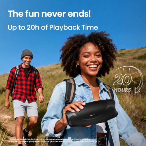 Hisense FlexBoom Portable Bluetooth Speaker, IP67 Waterproof, Dustproof, and Shockproof, Comes w/ a Detachable Handle Strap - image 5