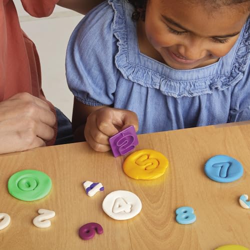 play-doh numbers and shapes playset with 17 tools amp 20 compound sticks back to school classroom supplies kids arts amp crafts preschool toys ages 3