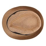 Yardwe Cappello Paglia Protezione Solare Visiera Piatta Unisex Traspirante per Ragazzi e Ragazze Outdoor