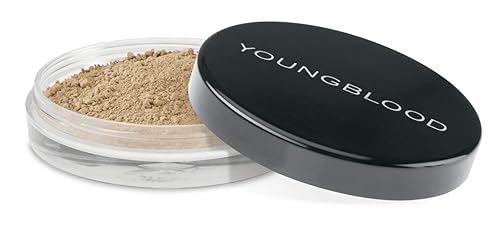 Miniatura 5 de Cosméticos Minerales Youngblood polvo suelto natural mineral de base Barely Beige