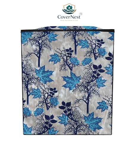 Image of Covernest Semi Automatic Washing Machine Cover, Dustproof, Compatible with 6 Kg - 7.5 Kg Washing Machines (WMC-BLUE JHAD SEMI)