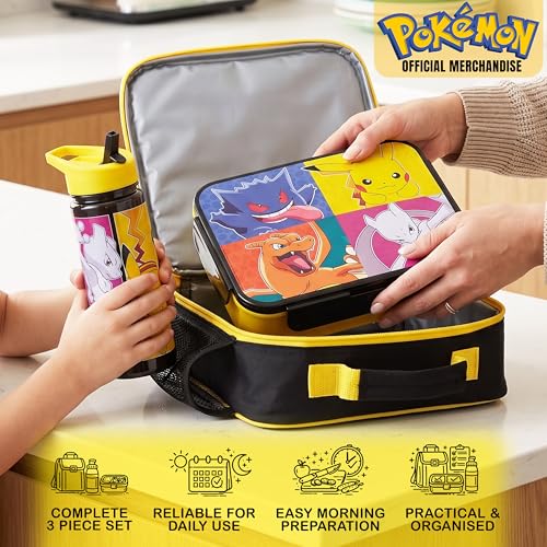 Bolsa isotérmica 4L Pokemon set ideal para el colegio 3