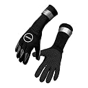 Zone3 Neoprene Swim Gloves (Black/Reflective Silver, Large) gallery image