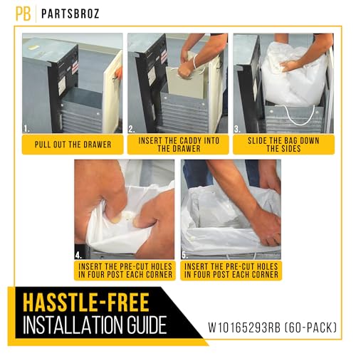 PartsBroz W10165293RB Compactor Bags