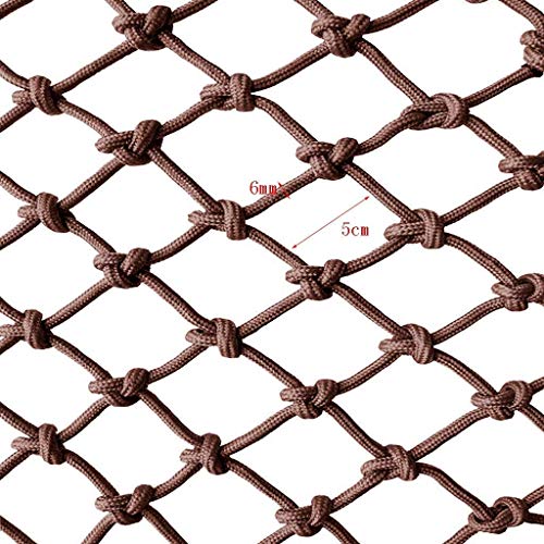 Aafe and comfort ZHUYUE Balcony Safety Net, Nylon Rope Net Barrier Net Stair Shatter-resistant Net Kindergarten Decoration Net Playground Fence Net Hand-woven Net Trampoline Rope Net Can Be Cut 1M-10M