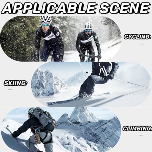 Máscara facial Balaclava Magnemask com costuras magnéticas, à prova de vento, máscara de lã de inver