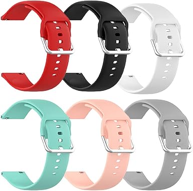 Ruentech Correa compatible para Umidigi Uwatch 2S 3S Correa de repuesto  para Umidigi Urun S Accesorio de correa deportiva de silicona de repuesto  (tamaño L, 6 colores) : Amazon.es: Electrónica