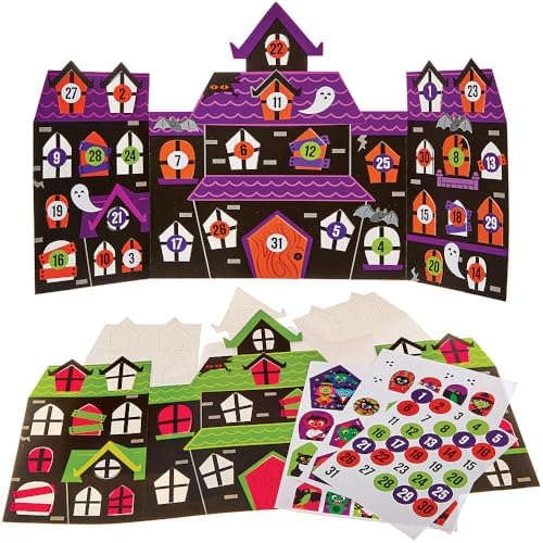 Baker Ross FN297 Kits Cuenta Atrás Halloween Casa Embrujada - Pac...