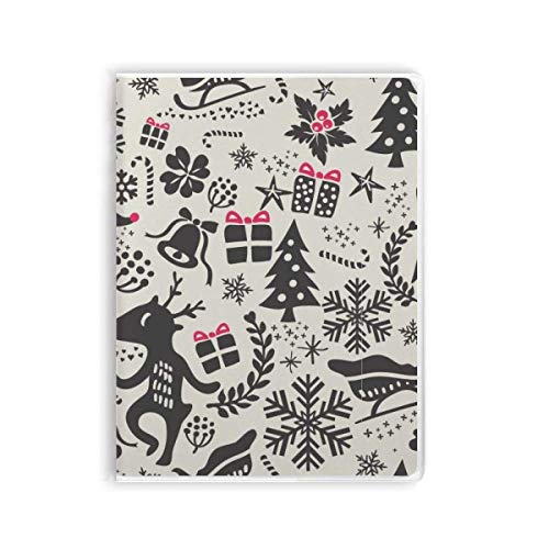 Carnet de notes Merry Christmas couverture souple format A5 pour vos écrits de Noël