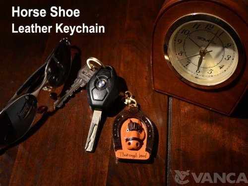 [COSYHARU公式] Real Leather Keyring Leather Keyrings | Keychains | Bookworm | Yoshi