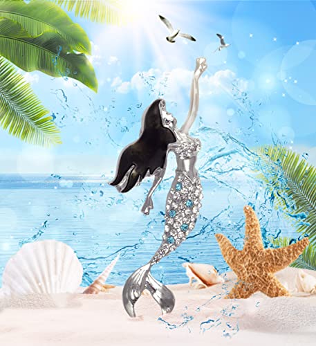 Imán Decorativo Sirena Brillante para Refrigerador 3 in miniatura 2